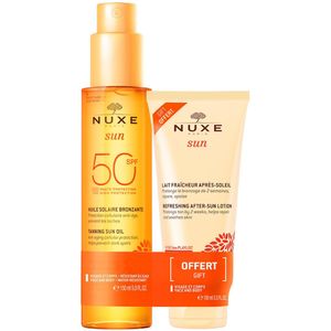 Nuxe - Zonnemelk Gezicht en Lichaam - SPF 50 - Set 150 ml en 100 ml