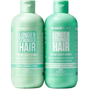HAIR BURST - Voordeelset Shampoo en Conditioner - 2x 350ml - Voor Vet Haar - Parabeen, Siliconen & SLS vrij