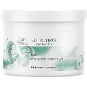 Wella Professionals - NUTRI CURLS - Nutricurls Mask - Haarhersteller voor krullend- of pluizend haar - 500ML.