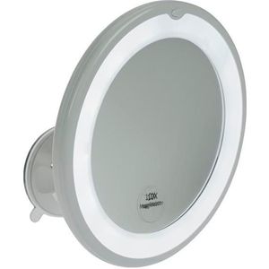 Fantasy Model LED-spiegel wit plastic 17,5 cm diameter