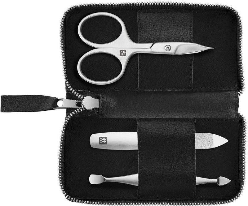 ZWILLING Vegan nagelverzorgingsset, 3 stuks in zwart