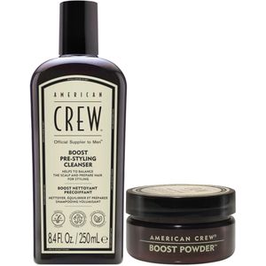 American Crew Boost Cleanser + Powder Set