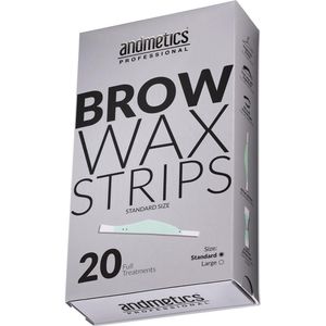 andmetics professional Brow Wax Strips Standard 20 Stück