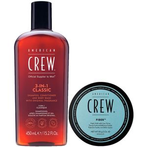 American Crew Fiber + 3in1 Classic Set big