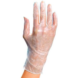 BHK Vinyl handschoenen Maat S, 100 stuks