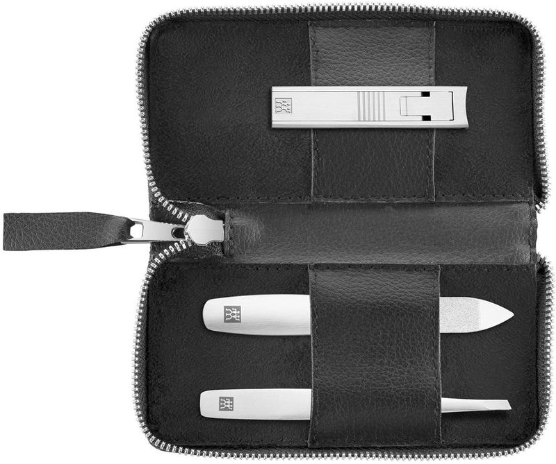 ZWILLING Vegan nagelverzorgingsset, 3 stuks in zwart
