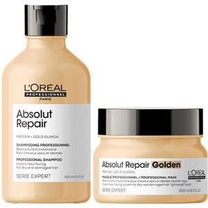 L'Oréal Professionnel - Serie Expert Absolut Repair - Care Duo Set - 300 ml Shampoo - 250 ml Masker