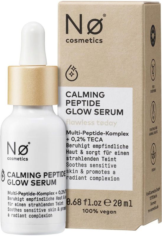 Nø Cosmetics - Calming Peptide Glow Serum - 20 ml - Peptidenserum met Glanseffect