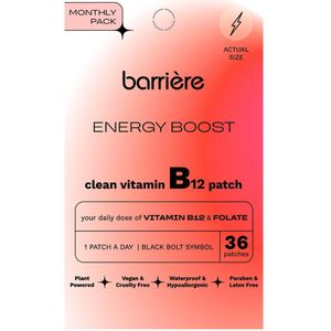 barrière ENERGY BOOST Vitamin B12 Patch Black Bolt 36 Stück
