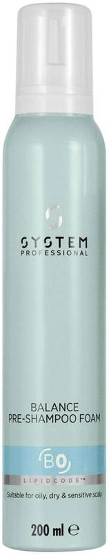System Professional - LipidCode Balance B0 - Pre-Shampoo Foam - 200 ml