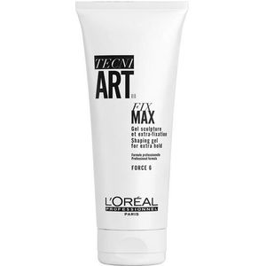 L’Oréal Professionnel Tecni.ART Fix Max Shaping Gel – Fixerende haargel voor alle haartypen – 200 ml