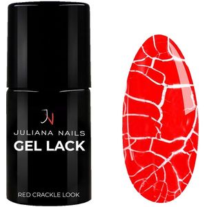 Juliana Nails Gel Lack Red Crackle Look 6 ml