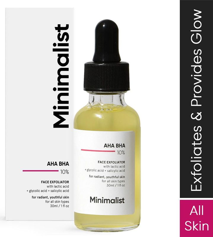 Minimalist - AHA BHA 10% Face Exfoliator - 30 ml - Huidverzorging