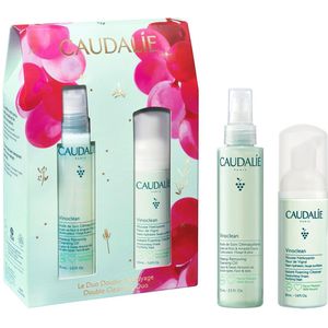 CAUDALIE - Vinoclean Duo Set - Gezichtscleansers - 75 ml en 50 ml