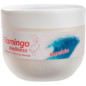 Flamingo Wellness Douche scrub zeezout Zeebries, blik 350 g