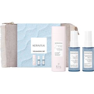 KERASILK Volumizing Travel Set - Shampoo - Blauw - Biologische Ingrediënten