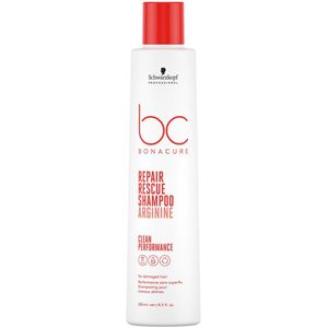 Schwarzkopf Bonacure Repair Rescue Shampoo 250ml - Normale shampoo vrouwen - Voor Alle haartypes