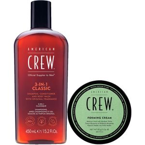 American Crew Forming Cream + 3in1 Classic Set
