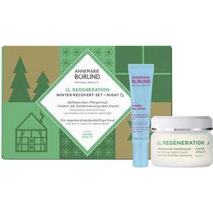 ANNEMARIE BÖRLIND - LL-REGENERATION - Winter Recovery Set - Nacht Vitaliserende Nachtcrème 50 ml + Hydro Gel Masker 5 ml