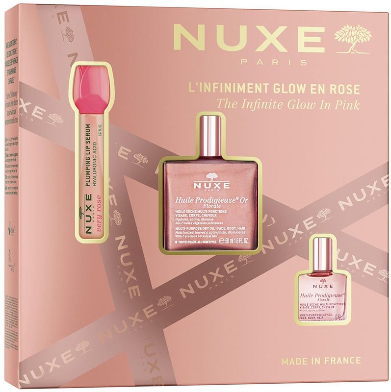 NUXE - Huile Prodigieuse Of Florale - Geschenkset - 50 ml - 10 ml - 8 ml