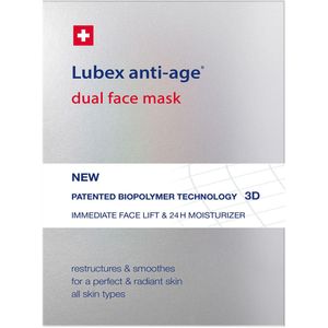 Lubex anti-age Dual Face Mask 4 Stück pro Packung