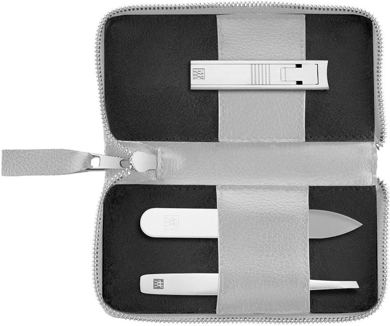 ZWILLING Nagelverzorgingsset vegan, 3 stuks in grijs
