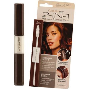 Dynatron - Cover your gray 2 in 1 - Donkerbruin - Make-up - 2 x 7 g