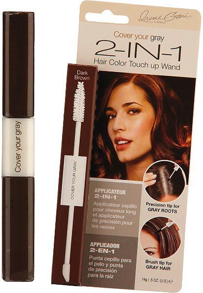 Dynatron - Cover your gray 2 in 1 - Donkerbruin - Make-up - 2 x 7 g