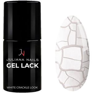 Juliana Nails Gel Lack White Crackle Look 6 ml