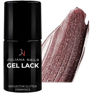 Juliana Nails Gel Lack Reflective Glitter Drawings 6 ml