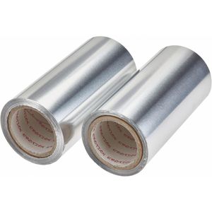 Efalock - Emotion Streng - Aluminiumfolie Set - Zilver - 2 Rollen - 50 m x 12 cm