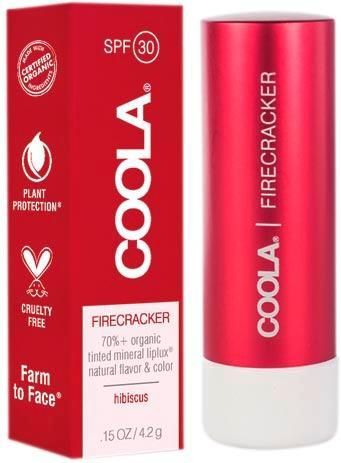 Coola Mineral Liplux Organic Tinted Lip Balm SPF 30 Firecracker, 4,2 g