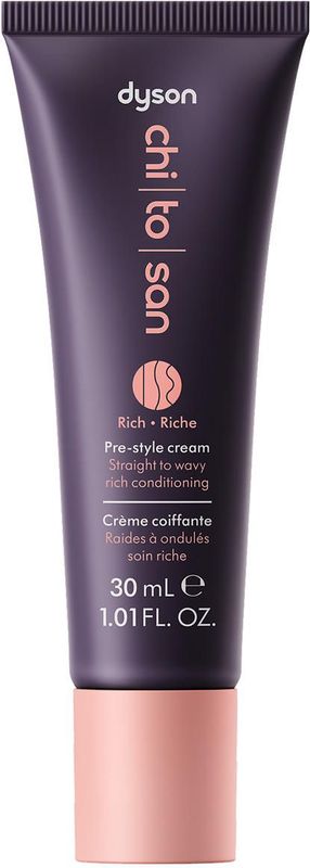 Dyson - Chitosan Pre-Style Cream - Rijke Verzorging - 30 ml - Steil tot Golvend Haar