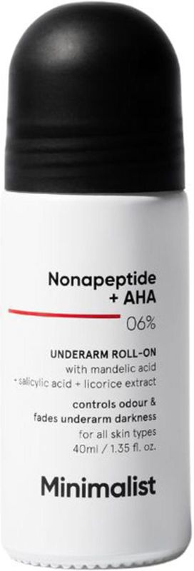Minimalist - Nonapeptide + AHA 06% - Roll-On - 40 ml