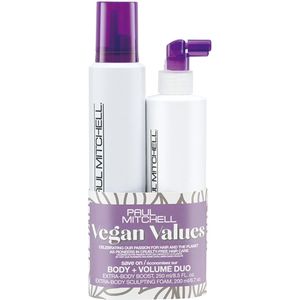 Paul Mitchell Save On Vegan Value Body + Volume Duo