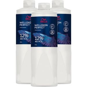 Wella Welloxon Perfect Creme Ontwikkelaar Set van 3 12% - 40 Vol. 3 x 1 liter
