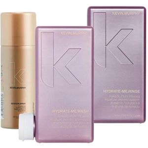 Kevin.Murphy Hydrate-Me Wash Set (Shampoo 250 ml + Conditioner 250 ml + Haarlak 100 ml)
