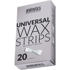 andmetics professional Universal Wax Strips 20 Stück