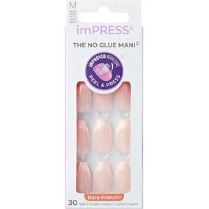 KISS - imPRESS Nails - French Manicure - Witte Tips - Zelfklevend