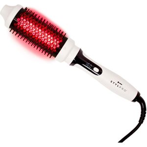 STYLPRO - Thermische Borstel - Met Rode Leds - 58 NIR-leds - 84 Rode Leds - Keramisch Vat - Instelbare Warmte - Haarborstel