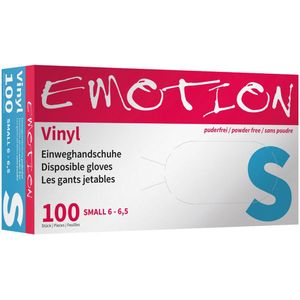 Efalock Emotion Vinyl wegwerphandschoenen - poedervrij Wit maat S