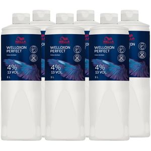 Wella Welloxon Perfect Creme Ontwikkelaar Set van 6 4% - 13 Vol. 6 x 1 liter