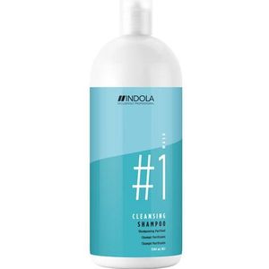 Indola Cleansing Shampoo 1500ml - Normale shampoo vrouwen - Voor Alle haartypes