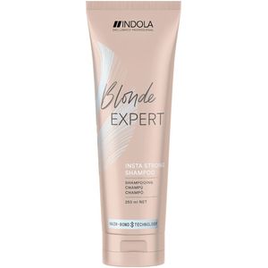 Indola Blonde Expert Insta Strong Shampoo 250ml - Normale shampoo vrouwen - Voor Alle haartypes