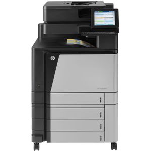 HP Color LaserJet Enterprise Flow M880z multifunctionele printer, Color, Printer voor Printen, kopiëren, scannen, faxen, Invoer voor 200 vel; Printen via USB-poort aan voorzijde; Scans naar e-mail/pdf; Dubbelzijdig printen