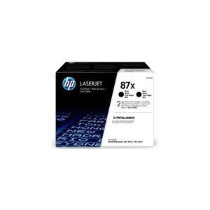 HP 87X originele high-capacity zwarte LaserJet tonercartridges, 2-pack