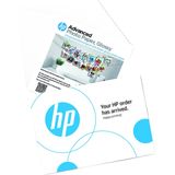 HP Advanced Photo Paper, Glossy, 65 lb, 5 x 5 in. (127 x 127 mm), 20 sheets