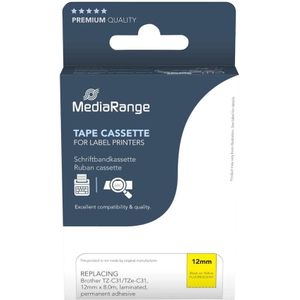 MEDIARANGE Schriftband MRBTZC31, ersetzt Brother TZ-C31/TZe-C31
