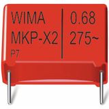 WIMA Folienkondensator, 0,1 UF, 305 V-, radial, RM 10, MKX2AW31003I00KSSD
