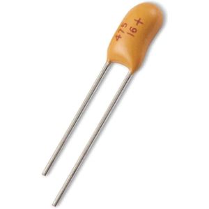 SUNTAN Tantal-Elko 1µF, 35V, radial, RM 2.54, TS19001V010MSB0A0R